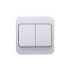 BULUT vypínač č.5 bílý lustrový sériový kompletní s rámečkem  7052.0427.1 Kopp