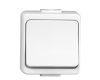 Vypínač JANTAR č.6. schodišťový VP-6 krytí IP44 bílá barva GXNP003