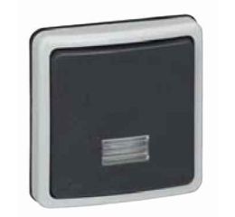 PLEXO 66 tlačítko přepínací 6A pro sestavy šedá IP66 typ 90482 Legrand bez krabice