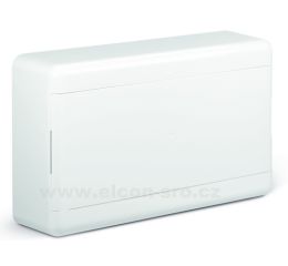 Rozvodnice  18-modulů na omítku IP40 ELCON N18M.1 plastová bílé dveře
