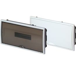 Rozvodnice 18-modulů pod omítku 1x18M RZG-Z-1T18 plastové průhledné dveře OEZ:40564