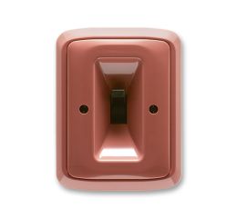 Tango® sporáková kombinace, spínač trojpólový s krytem a krabicí 3425A-0344 R2 vřesová červená ABB