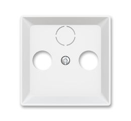 Zoni® kryt zásuvky televizní, rozhlasové (a satelitní) 5011T-A00300 240 matná bílá ABB