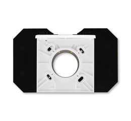 Zoni® zásuvka centrálního vysávání se základnou a rámečkem 5530T-C67107 141 šedá/bílá ABB