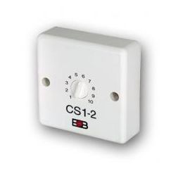 Spínač CS1-2 časový pro regulaci osvětlení schodiště 1-10 minut, umístění na povrch