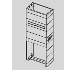 Pilířový podstavec PP2/NL-250 pro elektroměrovou skříň ER212, 47x121x25cm DCK 564200121