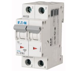 Jistič   16A,  PL7-16/2/C (10kA) Eaton 263359