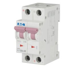 Jistič   32A,  PL7-32/2/C-DC (10kA) Eaton 264905