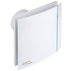 Ventilátor 100mm SILENT 100 Design CZ IP45 čelní deska, bílý, tichý, koupelnový