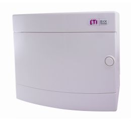 Rozvodnice 12-modulů na omítku (1x12M DIDO-E ECT12PO bílá dvířka IP40 ETI 001101006