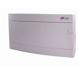 Rozvodnice 18-modulů na omítku (1x18M) DIDO-E ECT18PO bílá dvířka IP40 ETI 001101007