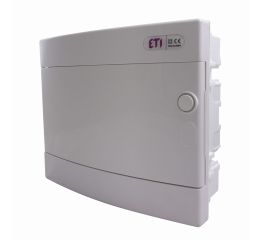 Rozvodnice 12-modulů pod omítku (1x12M) DIDO-E ECM12PO bílá dvířka IP40 ETI 001101015