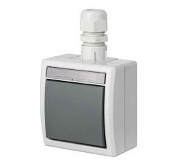 ATLAS IP65 Přepínač střídavý č.6 s vývodkou M20, na povrch, šedý typ 19175 famatel