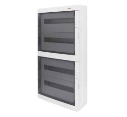Rozvodnice 72-modulů (4x18) na povrch AcquaPLUS IP65 průhledné dveře 879x430x160mm famatel 39072