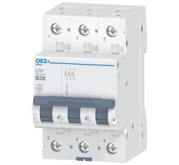 Jistič 20A, LTP 20/3/B (6kA) OEZ:42244