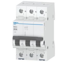 Vypínač 20A 3p MSO-20-3 páčkový OEZ:42327