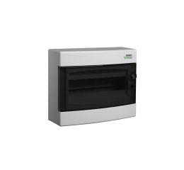 Rozvodnice  12-modulů na omítku, průhledné dvěře, NOARK 101498