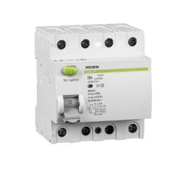 Proudový chránič 40A, Ex9L-H 30mA A čtyřpólový Noark 108206