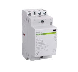 Instalační stykač 25A Ex9CH25H 31 tichý 3NO+1NC 230V AC/DC Noark 117129
