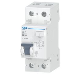 Proudový chránič s nadproudovou ochranou OLE-10B-1N-030AC OEZ:38314