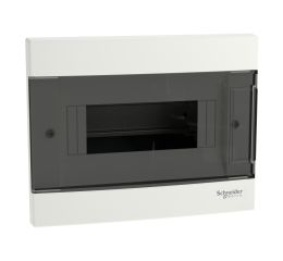 Rozvodnice 8-modulů pod omítku (1x8M) EASY9 EU kouřové průhledné dveře Schneider Electric EZ9EUA108