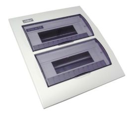 Rozvodnice  24-modulů pod omítku IP30 bílá průhledná dvířka STI610-24 stilo