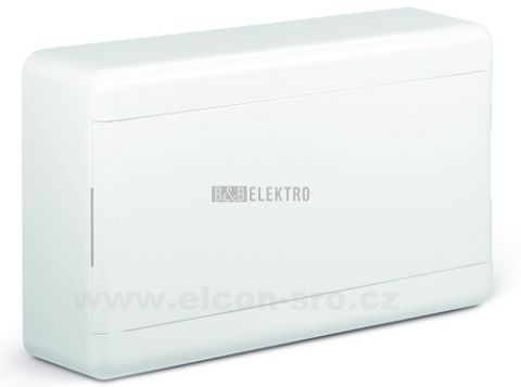 Rozvodnice  18-modulů na omítku IP40 ELCON N18M.1 plastová bílé dveře