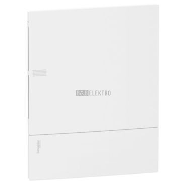 Rozvodnice  24-modulů pod omítku IP30 Mini Pragma bílá, bílé dvířka zapuštěná MIP22212