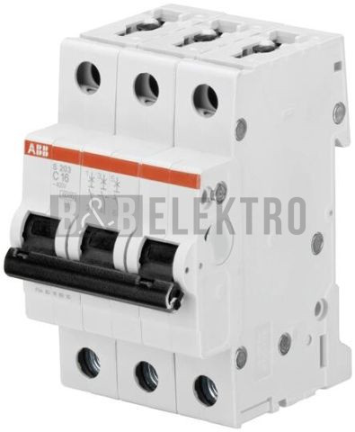 Jistič 63A, S203-B63 (6kA) ABB 2CDS253001R0635