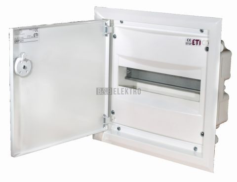 Rozvodnice 18-modulů pod omítku (1x18M) DIDO ERP18-1 bílé plechové dveře IP40 ETI 001101208