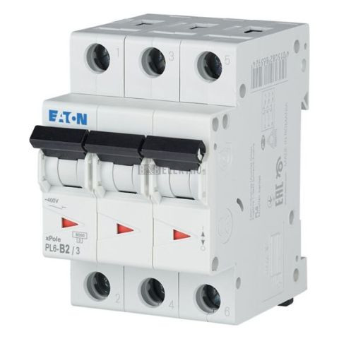 Jistič    2A, PL6- 2/3/B (6kA) Eaton 286584