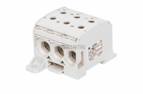 Svorka univerzální RKA 95 1/6 L G, 232A, 1pól. (6x vstup), AL/CU, šedá, na DIN/na panel 1006070 eleman