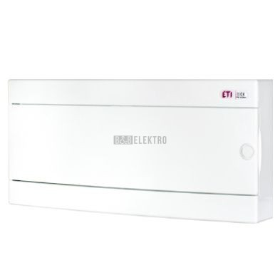 Rozvodnice 24-modulů na omítku (1x24M) DIDO ECT24PO bílá dvířka IP44 ETI 001100281