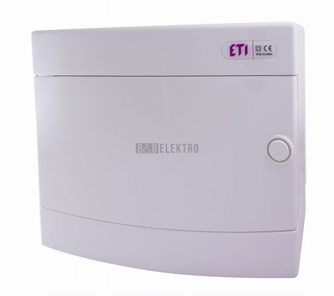 Rozvodnice 12-modulů na omítku (1x12M DIDO-E ECT12PO bílá dvířka IP40 ETI 001101006