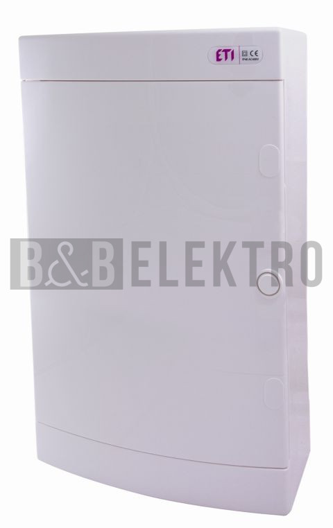 Rozvodnice 36-modulů na omítku (3x12M) DIDO-E ECT36PO bílá dvířka IP40 ETI 001101009