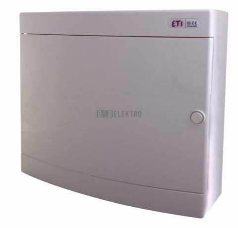 Rozvodnice 36-modulů na omítku (2x18M) DIDO-E ECT 2x18PO bílá dvířka IP40 ETI 001101082