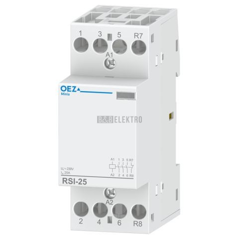 Instalační stykač 25A RSI-25-31-A230 3NO+1NC 230V AC OEZ:36618