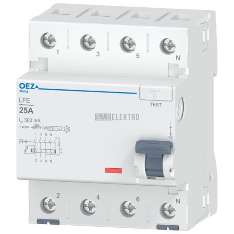Proudový chránič LFE-25-4-300AC OEZ:42402