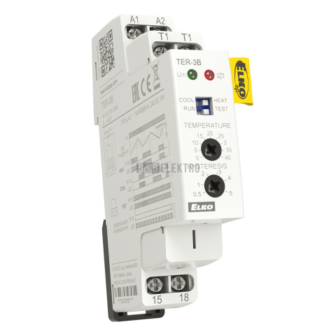 Termostat jednoúrovňový TER-3B ELKO ep