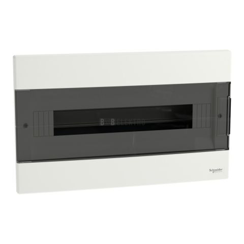 Rozvodnice 18-modulů pod omítku (1x18M) EASY9 EU kouřové průhledné dveře Schneider Electric EZ9EUA118