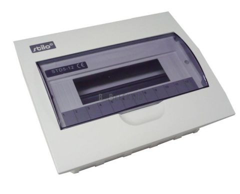 Rozvodnice  12-modulů pod omítku IP30 bílá,průhledná dvířka STI608-12 stilo